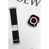 Mey İthalat®   Watch 42mm Forest Kumaş Kordon - Siyah