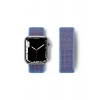 Mey İthalat®   Watch 42mm Hasırlı Cırtcırtlı Kordon - Mor