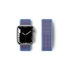 Mey İthalat®   Watch 42mm Hasırlı Cırtcırtlı Kordon - Mor