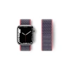 Mey İthalat®   Watch 42mm Hasırlı Cırtcırtlı Kordon - Pembe