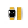 Mey İthalat®   Watch 42mm Hasırlı Cırtcırtlı Kordon - Sarı