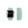 Mey İthalat®   Watch 42mm Hasırlı Cırtcırtlı Kordon - Turkuaz