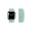 Mey İthalat®   Watch 42mm Hasırlı Cırtcırtlı Kordon - Turkuaz