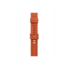 Mey İthalat®   Watch 42mm KR408 Çizgili Silikon Kordon - Turuncu