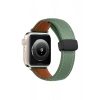 Mey İthalat®   Watch 42mm KR414 Daks Deri Kordon - Koyu Yeşil