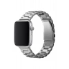 Mey İthalat®   Watch 42mm Metal Baklalı Kordon - Gümüş