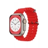 Mey İthalat®   Watch 42mm Ocean Kordon - Kırmızı