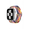Mey İthalat®   Watch 42mm Star Kordon - Siyah-Kırmızı-Sarı