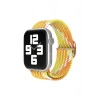 Mey İthalat®   Watch 42mm Star Kordon - Turuncu-Sarı