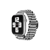 Mey İthalat®   Watch 42mm Star Kordon - Zigzag Siyah-Beyaz