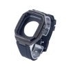 Mey İthalat®   Watch 44mm KR402 Metal Kasa Silikon Kordon - Siyah