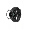 Mey İthalat®  Watch 5 Pro 45mm Wall Camlı Kasa Ekran Koruyucu - Siyah