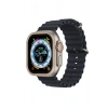 Mey İthalat®   Watch Ultra 49mm Alüminyum Kasa Cam Ekran Koruyucu - Gold