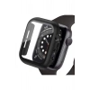Mey İthalat®   Watch Ultra 49mm Camlı Kasa Ekran Koruyucu - Siyah