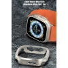 Mey İthalat®   Watch Ultra 49mm MO-WT3 Alüminyum Camlı Kasa Ekran Koruyucu - Gold