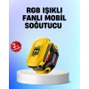 Mey İthalat® Yarı İletken Çipli RGB Işıklı Telefon Soğutucu