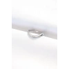 Mey İthalat® Yassı Silver Renk Ayarlanabilir Yüzük