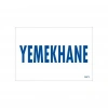 Mey İthalat® Yemekhane Uyarı Levhası 17,5x25 KOD:1671