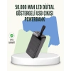 Mey İthalat® Yüksek Kapasiteli 50.000 mAh Powerbank – Type-C, Lightning ve Micro USB Uyumlu, Çoklu Cihaz Şarj Özellikli