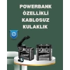 Mey İthalat® Yüksek Ses Kaliteli Kablosuz Bluetooth Kulaklık Suya Dayanıklı