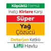 Mey İthalat®   Yüzey Temizlik Havlusu 30 Adet Yağ Çözücü