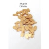 Oya Abiye Bileklik Kolye Pleksi Metalik Plastik Pul Altın Renk 24 gram 150 adet - BNC544
