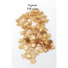 Oya Abiye Bileklik Kolye Pleksi Metalik Plastik Pul Altın Renk 8 gram 100 adet - BNC485