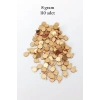 Oya Abiye Bileklik Kolye Pleksi Metalik Plastik Pul Altın Renk 8 gram 110 adet - BNC474