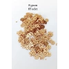 Oya Abiye Bileklik Kolye Pleksi Metalik Plastik Pul Altın Renk 8 gram 85 adet - BNC483