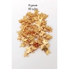 Oya Abiye Bileklik Kolye Pleksi Metalik Plastik Pul Altın Renk 8 gram 90 adet - BNC495