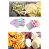 Pratik Cips Chopper Şekilli Sebze Meyve Ve Gıda Dilimleyici