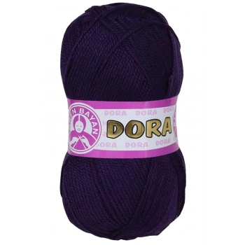 1 Adet Dora El Örgü İpi Yünü 100 gr 060 Koyu Mor