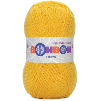 1 Adet Festival Simli Örgü İpi Yünü Renk No:217