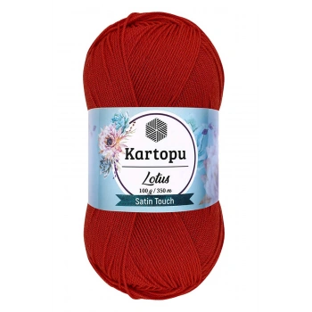 1 Adet Lotus Bikini Büstiyer Bluz Örgü İpi  K101 Nar Çiçeği