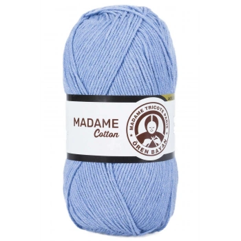 1 Adet Madame Cotton El Örgü İpi Yünü 100 gr 013 Koyu Mavi