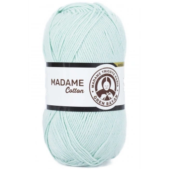 1 Adet Madame Cotton El Örgü İpi Yünü 100 gr 017 Mint Yeşili