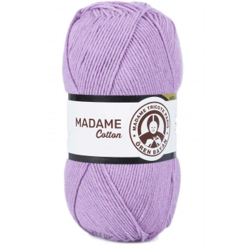 1 Adet Madame Cotton El Örgü İpi Yünü 100 gr 023 Lila