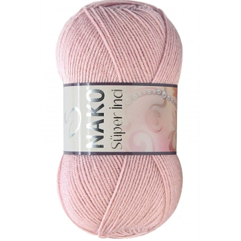 1 Adet Süper İnci El Örgü İpi 100 gr Pembemsi Pudra 10275