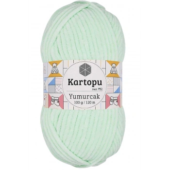 1 Adet Yumurcak Kadife El Örgü İpi Su Yeşili K560