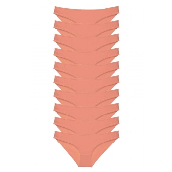 10 adet Süper Eko Set Likralı Kadın Slip Külot Pudra