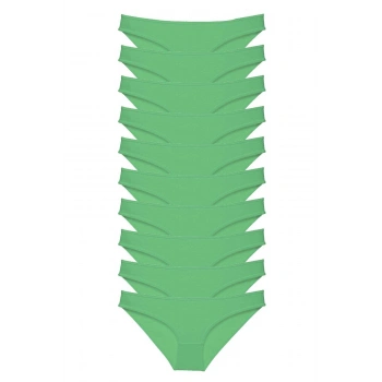 10 adet Süper Eko Set Likralı Kadın Slip Külot Yeşil