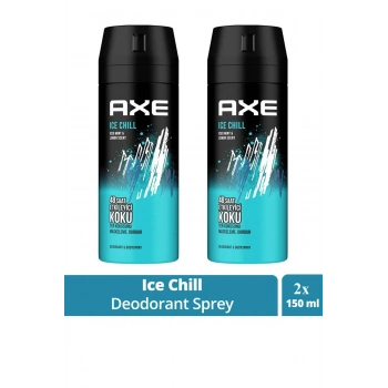 2 Adet Axe Ice Chill Erkek Deodorant Sprey 150 ml