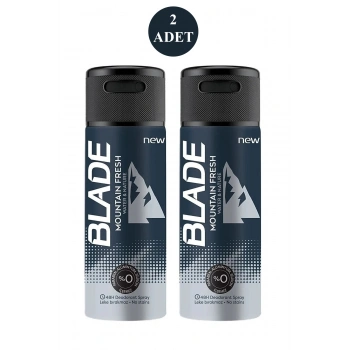 2 Adet Mountain Fresh Erkek Deodorant 150ml Leke Bırakmaz
