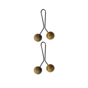 2 Adet Tesettür Eşarp ve Şal Klipsi Hardal