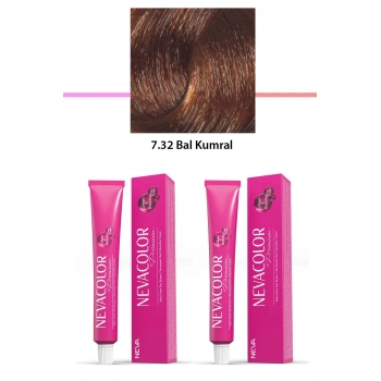 2 li Set Premium 7.32 Bal Kumral - Kalıcı Krem Saç Boyası 2 X 50 g Tüp
