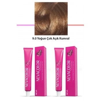 2 li Set Premium 9.0 Yoğun Çok Açık Kumral - Kalıcı Krem Saç Boyası 2 X 50 g Tüp