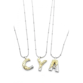 24lü Harf Kolye - Gümüş