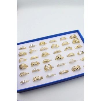 36lı Xuping Yüzük Seti - Altın