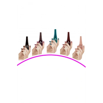 5 Adet Keratinli Besleyici Oje 14 ml SET10