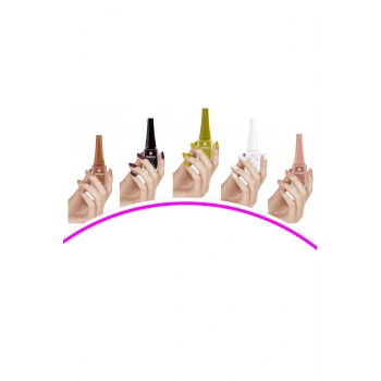 5 Adet Keratinli Besleyici Oje 14 ml SET9